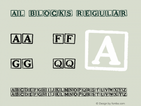 AL Blocks Regular Version 1.00 November 22, 2005, initial release Font Sample