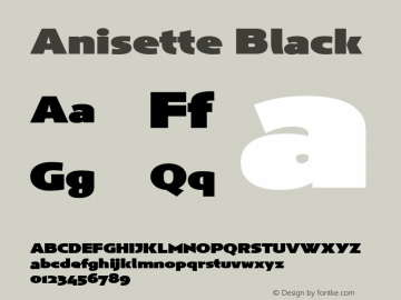 Anisette Black Version 001.001图片样张