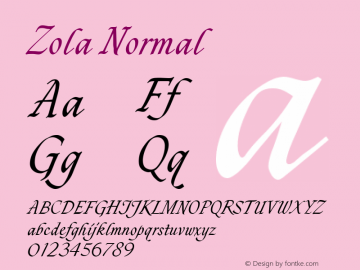 Zola Normal Version 4.0图片样张