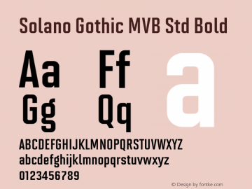 solano gothic mvb bold sc font free download
