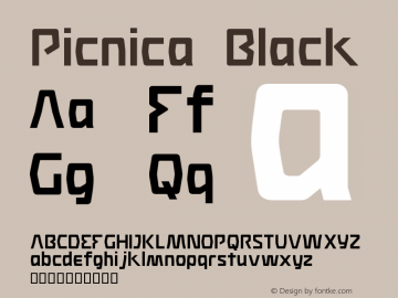 Picnica Black Version 001.001图片样张