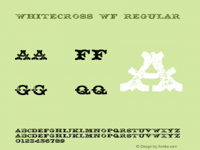 Whitecross WF Regular 001.000 Font Sample