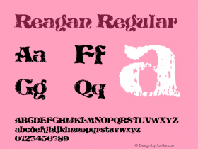 Reagan Regular OTF 1.000;PS 001.001;Core 1.0.29图片样张