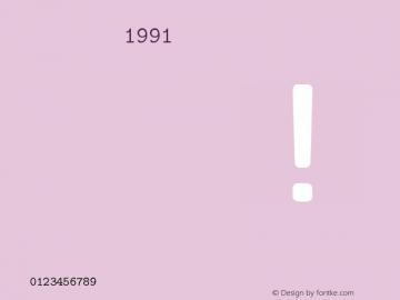 gltn1991 Regular Version 001.001图片样张