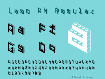 Lego PM Regular 001.000 Font Sample