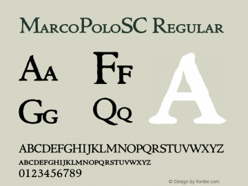 MarcoPoloSC Regular 005.000图片样张