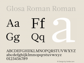 Glosa Roman Roman Version 1.0图片样张