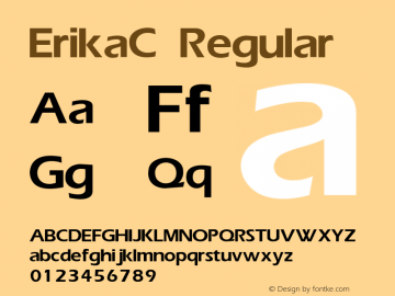 ErikaC Regular 001.000图片样张