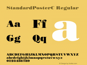 StandardPosterC Regular 001.000图片样张