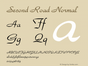 Second Road Normal 1.0 Wed Aug 25 20:53:11 1993图片样张