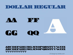 Dollar Regular Cyrillic version 1.02 by 30.01.2002.图片样张