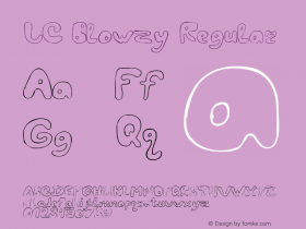 LC Blowzy Regular Version 0.0; 2000; initial release图片样张