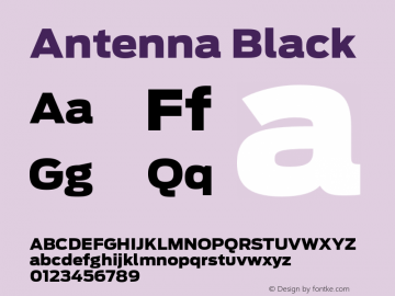 Antenna Black Version 1.000 2003 initial release图片样张