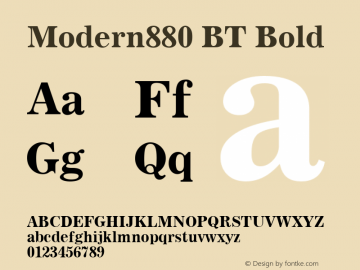 Modern880 BT Bold mfgpctt-v1.57 Tuesday, February 23, 1993 10:44:35 am (EST)图片样张