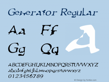 Generator Regular 001.000图片样张