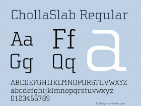 ChollaSlab Regular 001.000图片样张