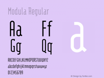 Modula Regular 001.001图片样张