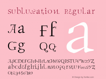 Subluxation Regular 001.000图片样张