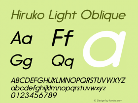 Hiruko Light Oblique Version 1.001图片样张