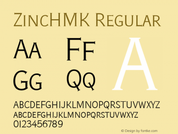 ZincHMK Regular Flash Extract. Some elf corrections.图片样张