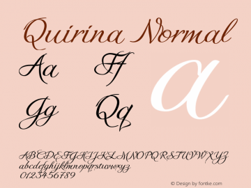 Quirina Normal 1.000图片样张