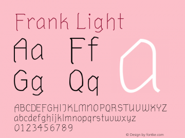 Frank Light Version 001.001图片样张