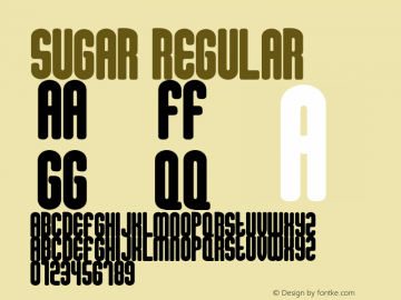 sugar regular snailfonts.v1 Font Sample