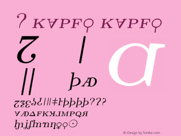 TeX tipxsl8 tipxsl8 Version 001.001 Font Sample