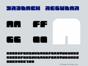 DrBlack Regular 1.000 Font Sample