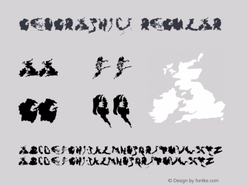 GeoGraphics Regular 1.000 Font Sample