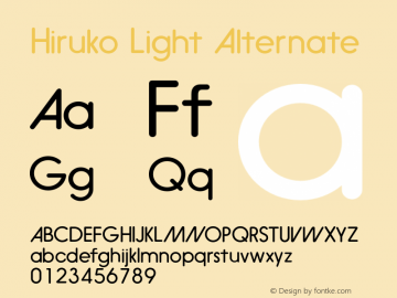 Hiruko Light Alternate Version 1.001图片样张
