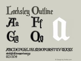 Locksley Outline 001.001图片样张