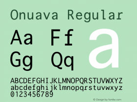 Onuava Regular 001.001图片样张