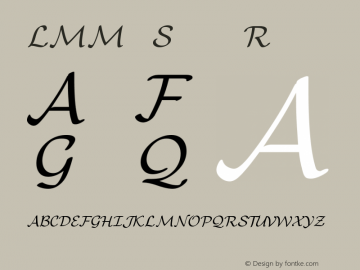 LMMathSymbols10 Regular Version 2.003 Font Sample