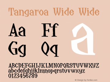 Tangaroa Wide Wide Version 1.01图片样张