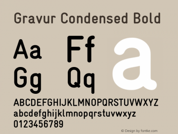 Gravur Condensed Bold 001.001图片样张