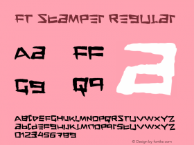 FT Stamper Regular Version 1.000图片样张