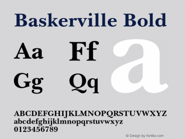 Baskerville Bold 2.0-1.0图片样张