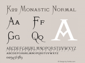 K22 Monastic Normal Version 1.000 图片样张