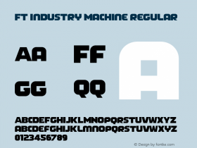 FT Industry Machine Regular Version 1.000图片样张