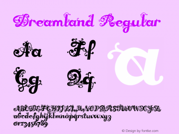 Dreamland Regular Version 1.000 2007 initial release图片样张