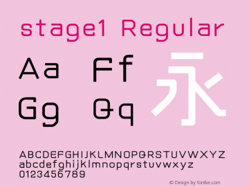 stage1 Regular Version 1.00图片样张