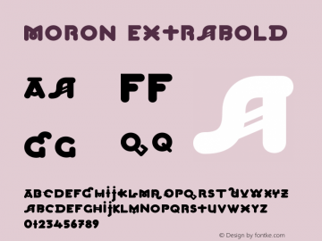 Moron Extrabold 001.000图片样张