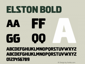 Elston Bold 001.001图片样张