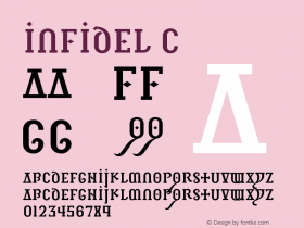 Infidel C 002.000 Font Sample