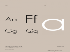 SansSerif Regular SansSerif Font Sample