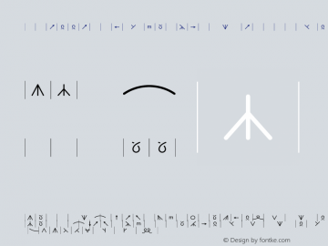 KnittingSymbols-wide-outcount wide-outcount-Medium Version 001.000图片样张