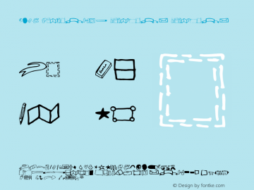 YWFT Signature Dingbats Dingbats version 1.00 Font Sample