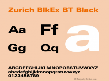 Zurich BlkEx BT Black Version 2.001 mfgpctt 4.4图片样张