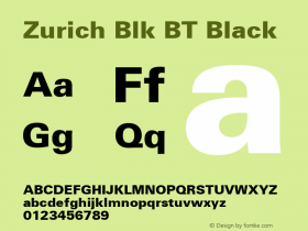 Zurich Blk BT Black Version 2.001 mfgpctt 4.4图片样张